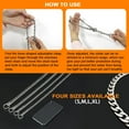 thumbnail image 5 of Chain Dog Collar, Metal Links Walking Training Collar, for Small, Medium, Large Dogs (S), 5 of 6