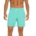 thumbnail image 2 of AnuYalue Shorts for Mens Quick Dry Beach Shorts Elastic Waist Drawstring Shorts Solid Color Short Pants with Pockets, 2 of 8