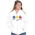 thumbnail image 3 of PACMAN Ready…Game Over Funny Ghosts Zip Up Hoodie Men's Women's Brisco Brands M, 3 of 6