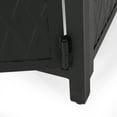 thumbnail image 6 of Cascada Outdoor Wicker Chairs and Fire Pit Set, Dark Grey, Mixed Black, 6 of 11