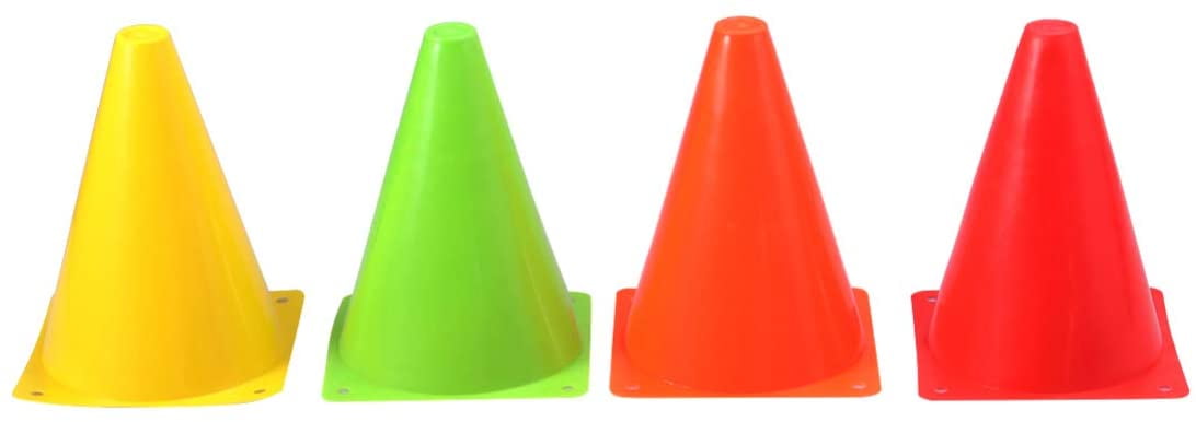 Marker Training Cones Tall Sports Traffic Cones Safety Soccer Football Rugby JA 