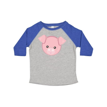 

Inktastic Cute Pig Little Pig Piggy Pink Pig Gift Toddler Boy or Toddler Girl T-Shirt