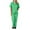 Green, variant on LYMAYTER S-2XL Womens Medical Uniform Cooling Supple Nurse Uniform Lightweight Short Sleeve with Pocket Scrubs Set