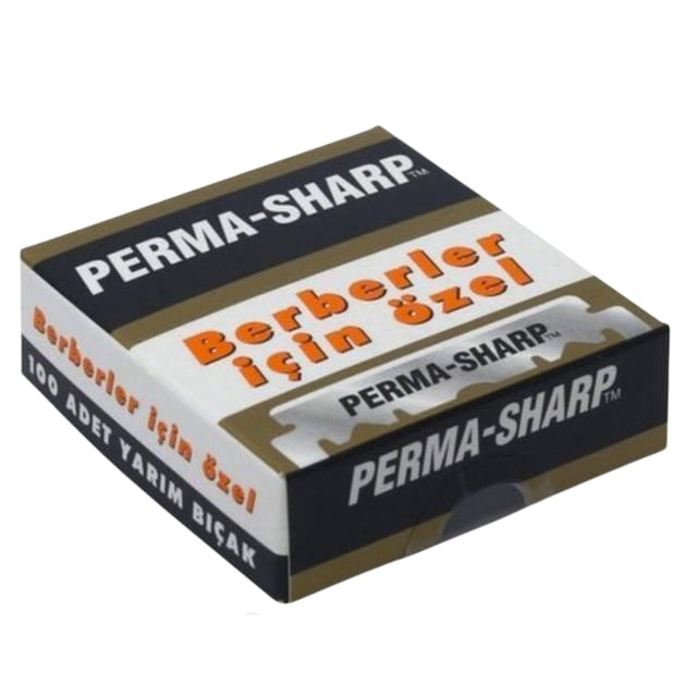 Cuchillas de afeitar ABS Perma Sharp de un solo filo para maquinillas de afeitar rectas