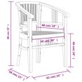thumbnail image 4 of vidaXL 7 Piece Garden Dining Set Solid Wood Teak, 4 of 5