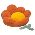 thumbnail image 2 of Happy Date Cute Flower Shaped Pillow Seat Cushion, Soft Jumbo Lazy Sofa Kawaii Pillows Tatami Floor Seating Cushions Mat Chair Pad Orange 25.59" x 23.62"&nbsp;, 2 of 9