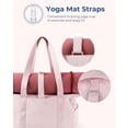thumbnail image 4 of Tote Bag for Women with Zipper, Gym Tote with Compartments, Laptop Work Tote Nurse Dance Yoga Bag for Sport, Travel, 4 of 7