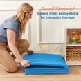thumbnail image 4 of ECR4Kids SoftZone Play Patch Activity Mat Squares, French Blue, 4-Pack, 4 of 9