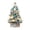 Sky Blue, variant on SugarBloom Reusable Illuminated Desktop Christmas Tree with String Lights - 2 Feet Tall PVC DIY Christmas Tree for Home, Table, and Holiday Decor,Gold