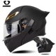 thumbnail image 3 of Casco integral de motocicleta SOMAN para calle, mejorado, con certificación DOT, SM955S, con lentes dobles de colores y casco descubierto para hombres y mujeres, 3 of 5