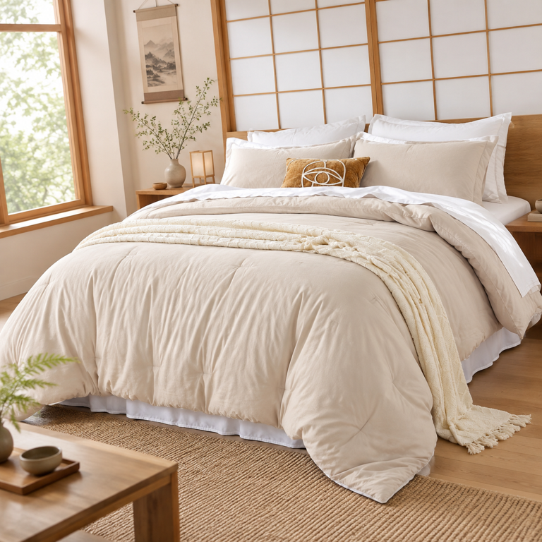 Beigeforter Set With Sheets - 5 Pieces Bed In A Bag - Walmart.com