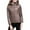 Khaki, variant on Baqcunre Warm Hooded Windproof Coat With Recycled Insulation Short Hooded White Duck Down Coat Outerwear Womens Coats Fleece Jacket Women Winter Jackets For Women Coats For Women,Color Black,L
