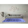 thumbnail image 3 of Ahgly Company Indoor Rectangle Oriental Blue Industrial Area Rugs, 2' x 5', 3 of 4