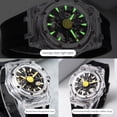 thumbnail image 6 of BOZLUN Watches for Men Skeleton Automatic Mechanical Watch Luxury Dress Stainless Steel Waterproof Luminous Wrist Watches, 6 of 7