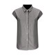thumbnail image 3 of Camisetas para las Mujeres Casual, Imprimir Cuello Turndown Top de Manga Corta Hecho de 95% Poliéster 5% Spandex para el Uso Diario de Verano, Tops Cortos para las Mujeres, 3 of 5