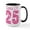 White/Black Inside, variant on CafePress - Class Of 2025 Star - 15 oz Ceramic Large White Novelty Mug