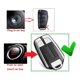 thumbnail image 2 of Cubierta de llave de coche de estilo de fibra de carbono de silicona negra para Isuzu Mu-x D-max Afortunado Sencillez, 2 of 5