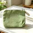thumbnail image 4 of Mini Zipper Pouch, Weave Textured Bag, Portable Storage Pouch, Soft Breathable Fabric and Compact Travel Size for Lipsticks, Earphones, and Small Daily Items., 4 of 6