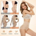 thumbnail image 6 of Double Tummy Control Shapewear Panties for Women High Waisted Waist Trainer Body Shaper Slimming Shapewear Underwear Girdle Panty, 6 of 7