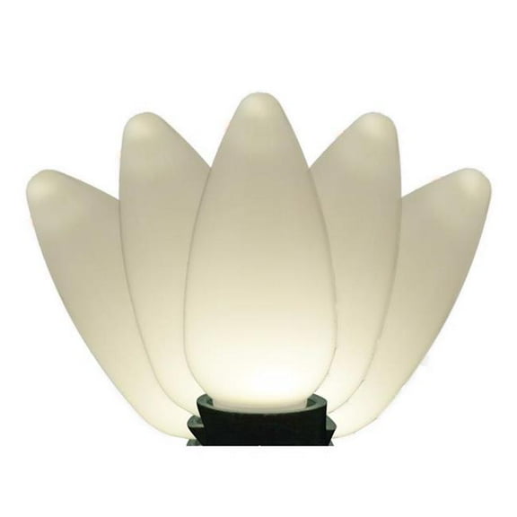 Holiday Bright Lights 9107060 LED PS C9 White Christmas Light Bulbs - 25 Count