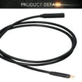 thumbnail image 3 of 9 Pin Front Rear Wheel Motor Extension Cord Motor Extension Cable Female to Male Extension Wire 1.3m/51.1inch for Electric Bikes E-Bike Accessory Black, 3 of 9