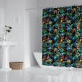 thumbnail image 2 of Colorful Soccer Elements Pattern Shower Curtain 72"x72" ,Bathroom Decorative Shower Curtains Set with 12 Hooks,Modern Waterproof Washable Shower Curtain, 2 of 6