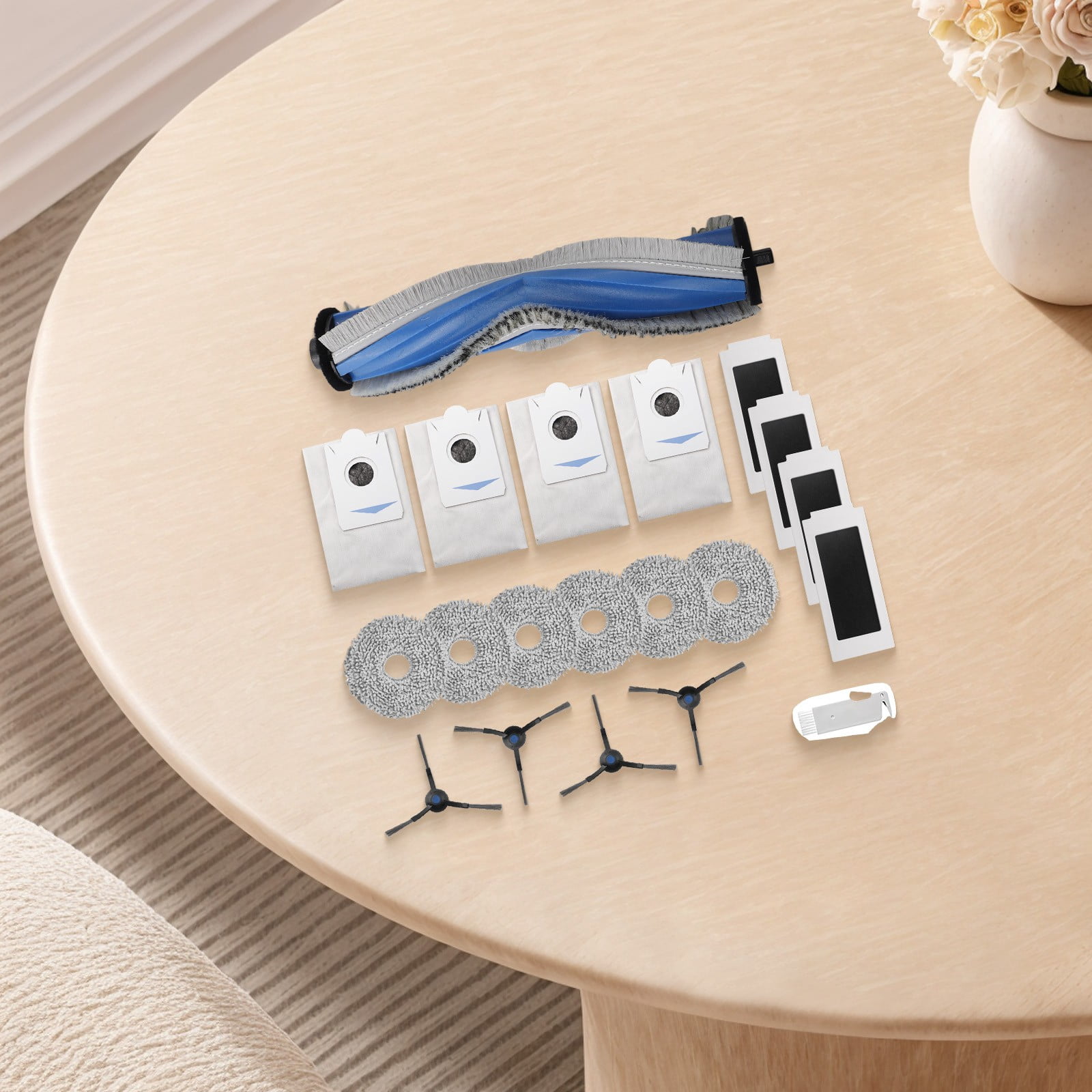 For Ecovacs T30S/ T30S Pro robot Vacuum Cleaner Side Brush Filter Mop Cloth