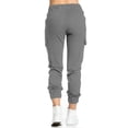 thumbnail image 4 of Pantalones de trabajo para mujer,Pantalones cargo casuales para mujer Pantalones cargo cónicos para mujer Joggers de cintura media Rendimiento confiable, 4 of 6