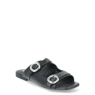 Scoop Women's Buckle Slide Sandals - Walmart.com