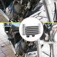 thumbnail image 3 of Motorcycle Oil Cooler, Stable Performance Aluminum Alloy Larger Threaded Interface Oil Cooler Long Service Life  for 125CC-250CC ATV Dirt Bike Pit Bike, 3 of 8