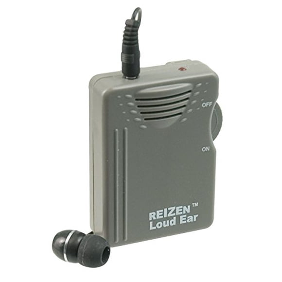 Amplificador personal Reizen Loud Ear con ganancia de 110 dB con micrófono