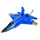 thumbnail image 4 of RC Avión Avión Control Remoto Anti Colisión para Principiantes Azul Macarena avión rc de ala fija, 4 of 7