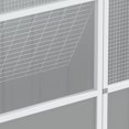 thumbnail image 3 of vidaXL Bird Cage Grey 215x78x200 cm Galvanised Steel, 3 of 4