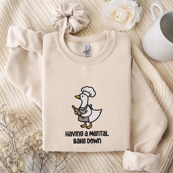 Embroidered Baker Silly Goose Shirt, Silly Goose Sweatshirt, Silly Goose University Hoodie, Funny Embroidered Shirt, Funny Baker Gift