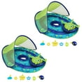 thumbnail image 1 of SwimWays Baby Spring Float Activity Center Pool Raft with Sun Canopy (2 Pack), 1 of 7