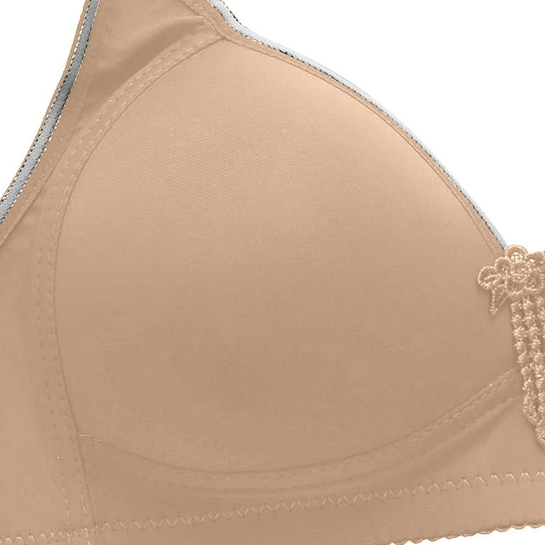 Summer Thin Bra Women's Sexy Middle Aged And Elderly Thin Without Steel  Ring Large Size And Comfortable Shoulder Strap With Pendant Accessories  Bras Comfort Breathable 
