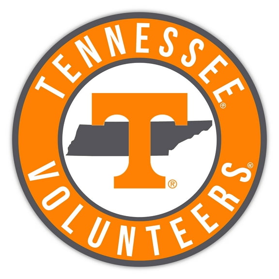 Tennessee Volunteers 12" State Circle Sign
