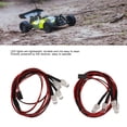 thumbnail image 3 of Luz LED Para Coche RC, Kit De Iluminación RC De 2 Piezas Estable 2 Rojos Y 2 Blancos De Silicona Para Modelo RC, 3 of 7