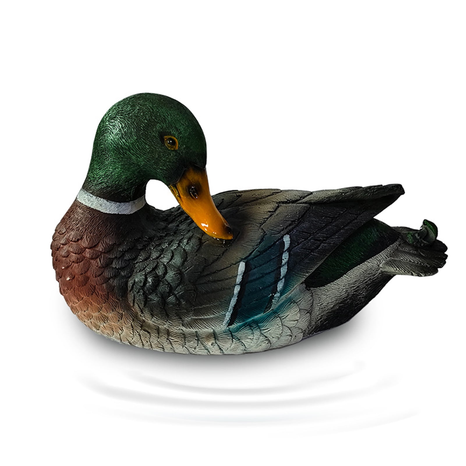 Floating Duck Sculpture Resin Duck Statue Garden Pond Pool Decor Floating Duck Outdoor Ornament Gift for Nature Lovers