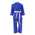 thumbnail image 2 of Traje de judo shamjiam uniforme de Jiu Jitsu cinturón blanco manga larga 170cm, 2 of 7
