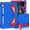 Blue+Red, variant on REQO For iPad A19 12th/A16 11th(2026/2025)Case Rugged Tablet Case with Adjustable Kickstand, Shockproof Hard PC+Silicon Cover, Pencil Slot ,Child-Friendly Design for Learning & Adult Work Use