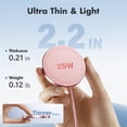 thumbnail image 2 of 25W MagSafe Wireless Charger 2 Pack, Magnetic Fast Charging Pad for iPhone 17 16 15 14 13 12 Pro Max AirPods, iPhone charger, Pink, 2 of 8