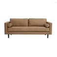 thumbnail image 3 of Naomi Home Marisa Genuine Leather Mid-Century Sofa Set of 2-Color: Tan, Set: Chair/Sofa, 3 of 11