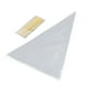 thumbnail image 1 of 100 bolsas de celofán triangulares de polipropileno transparente con bridas (16 x 30 cm), 1 of 8