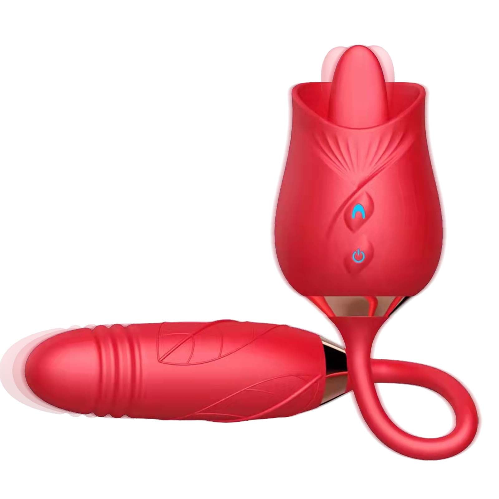 Mania - The Enchanting Rose Tongue Vibrator, The Rose Toy For Women -  Walmart.com
