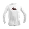 thumbnail image 2 of Sea Fear Men's Fishing Shirt - Octopus Dive Flag Graphic Long Sleeve Beach Shirt (White, Large), 2 of 2
