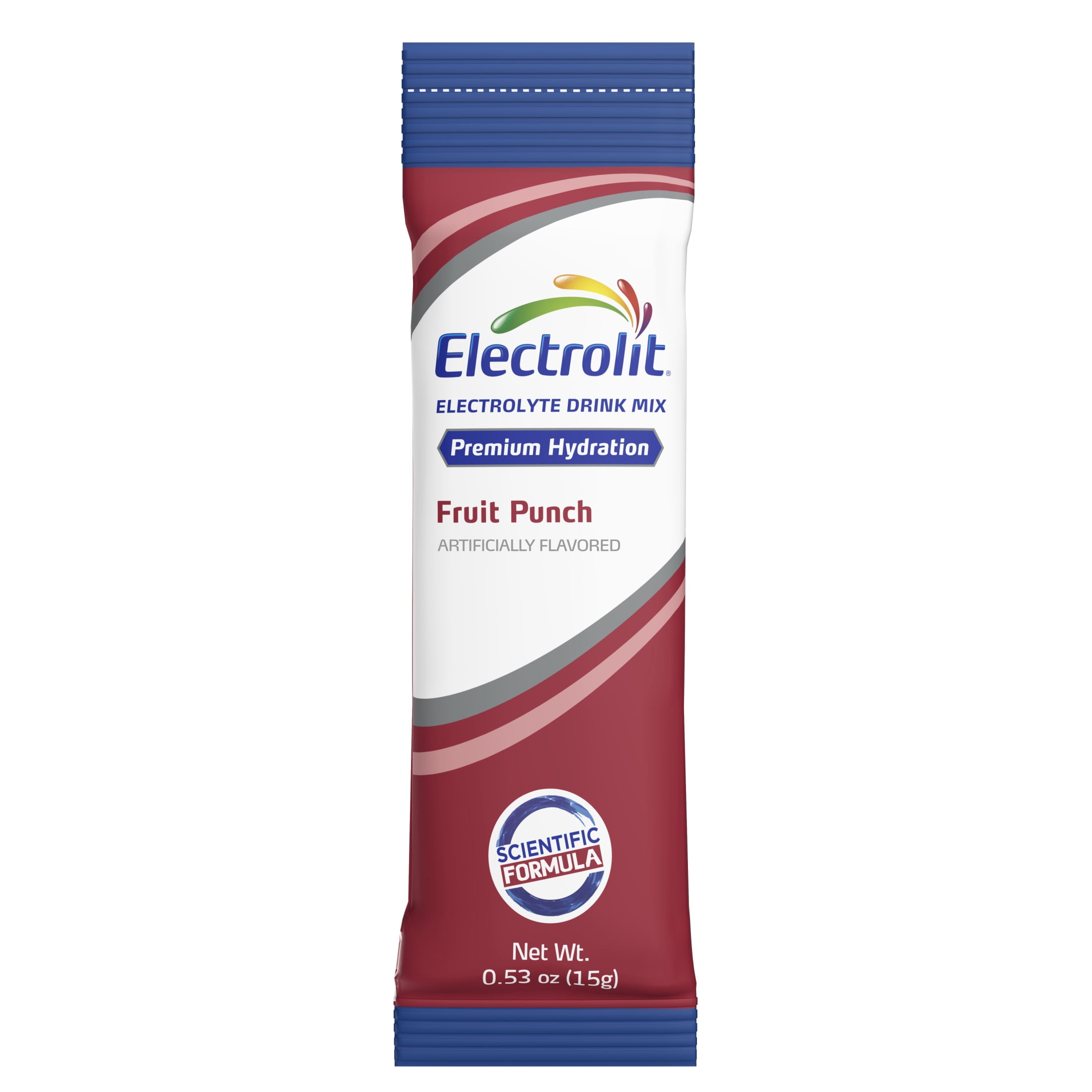 Electrolit Powder Drink Mix, 2-Fruit Punch, 2-Strawberry-Kiwi, 2-Grape, 1 Box of 6 Packets