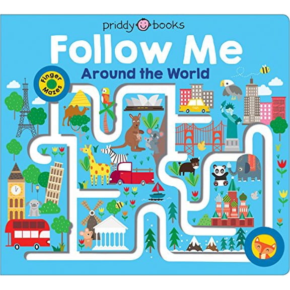 Pre-Owned Maze Book: Follow Me Around the World (Hardcover 9780312526610) by Roger Priddy