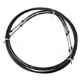thumbnail image 1 of Unique Bargains 2pcs 10ft 118 Inch Marine Type 3300 / 33C Throttle Shift Remote Control Box Cable for Yamaha Outboard Engine Boat Black, 1 of 7