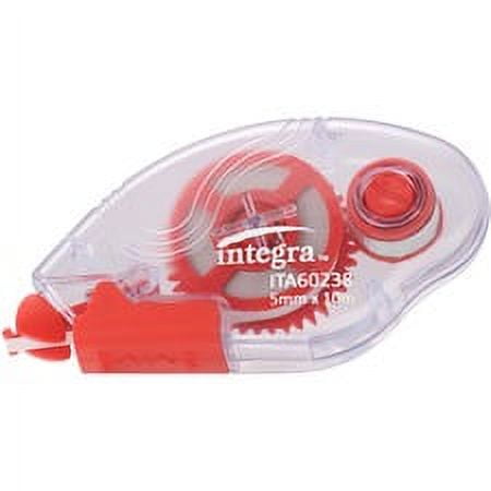 Integra Correction Tape - 2 Dispensers/PK - Holds Total 1 Tape(s) - White - 1 / Pack | Bundle of 5